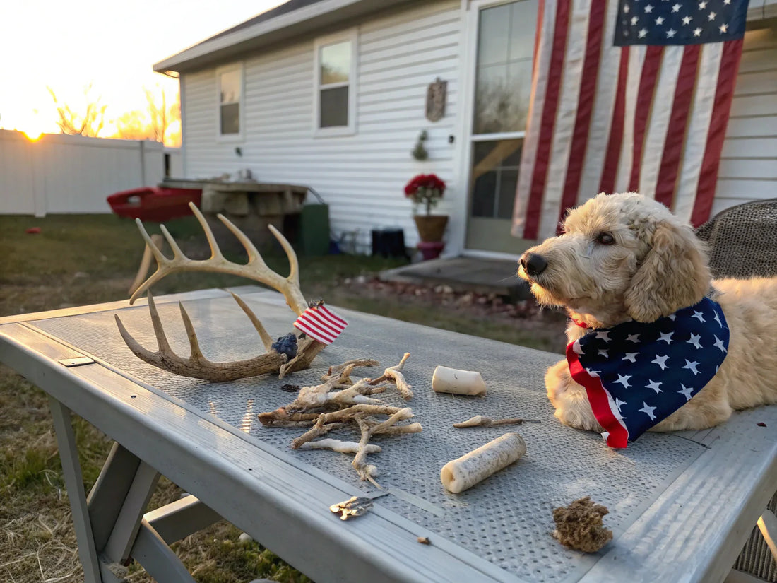 small split elk antler chews for puppies