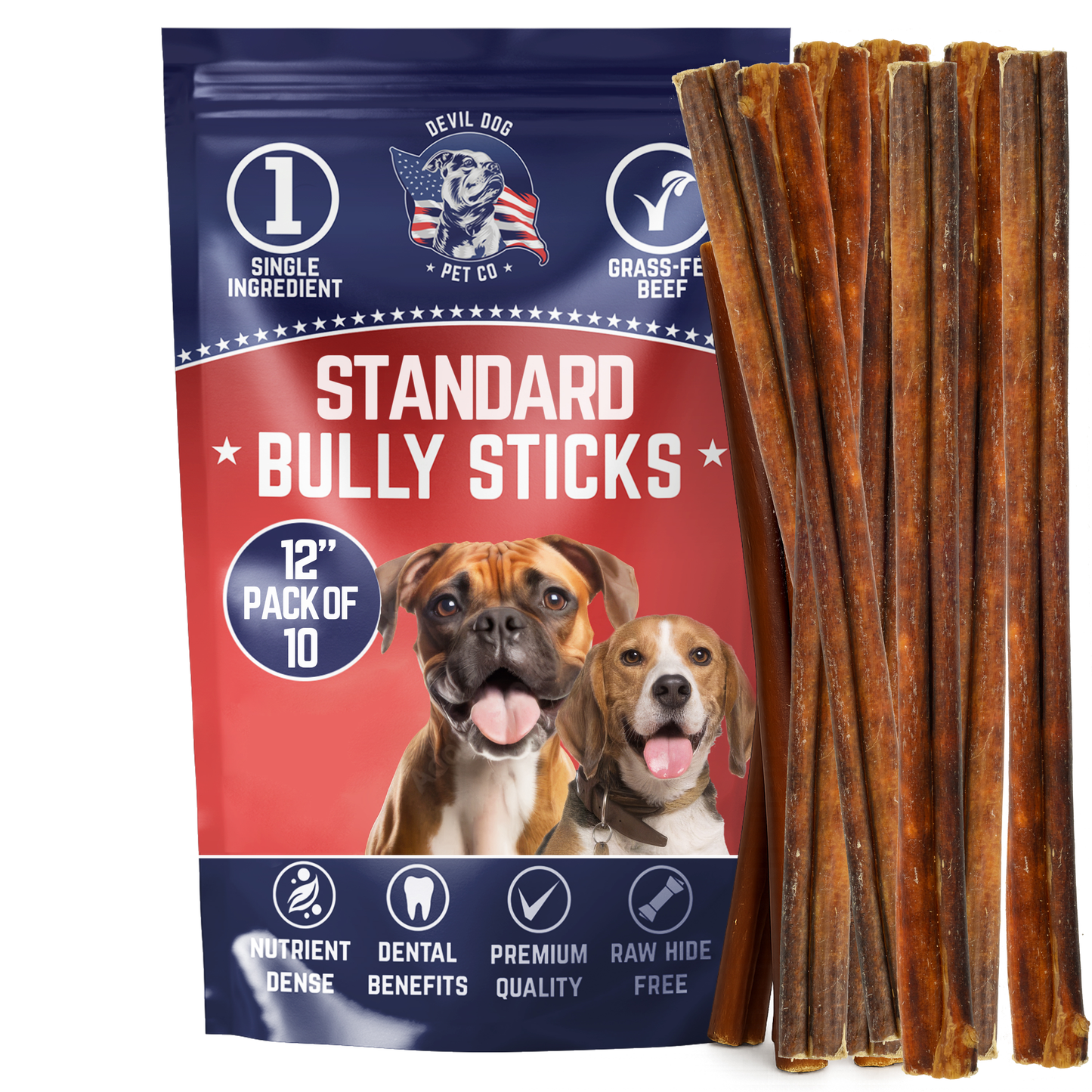 Premium Bully Stick Dog Chews