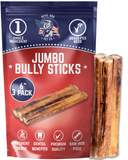 6"  Ultra Thick Bully Stick - 3pk