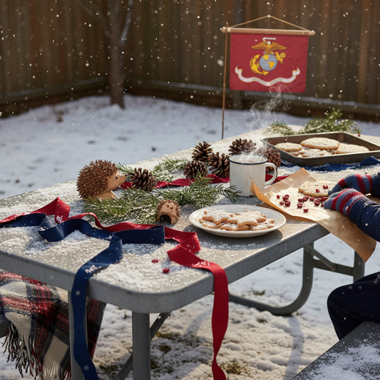 xmas hedgehogs