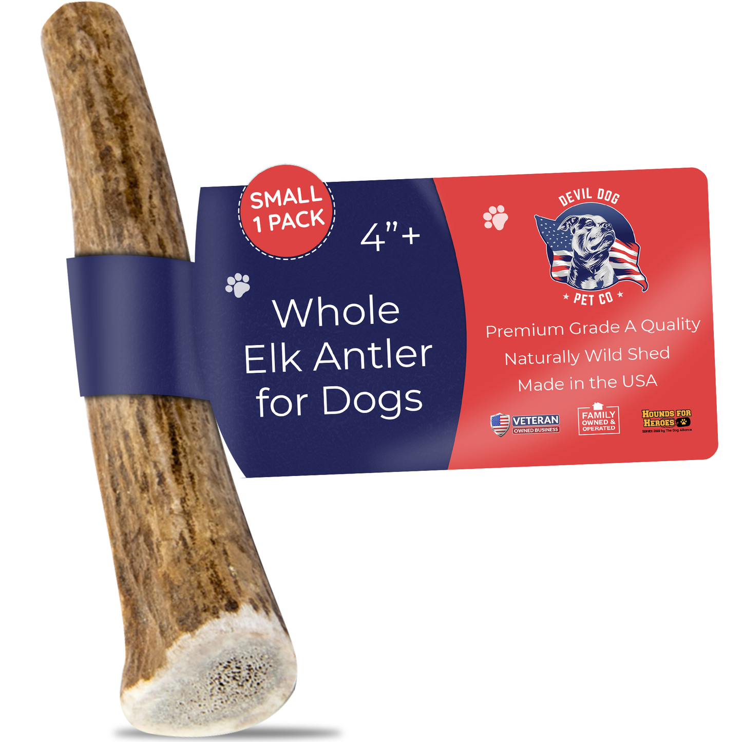 Whole & Split Elk Antler - Devil Dog Pet Co
