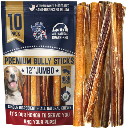 Premium Bully Stick Dog Chews
