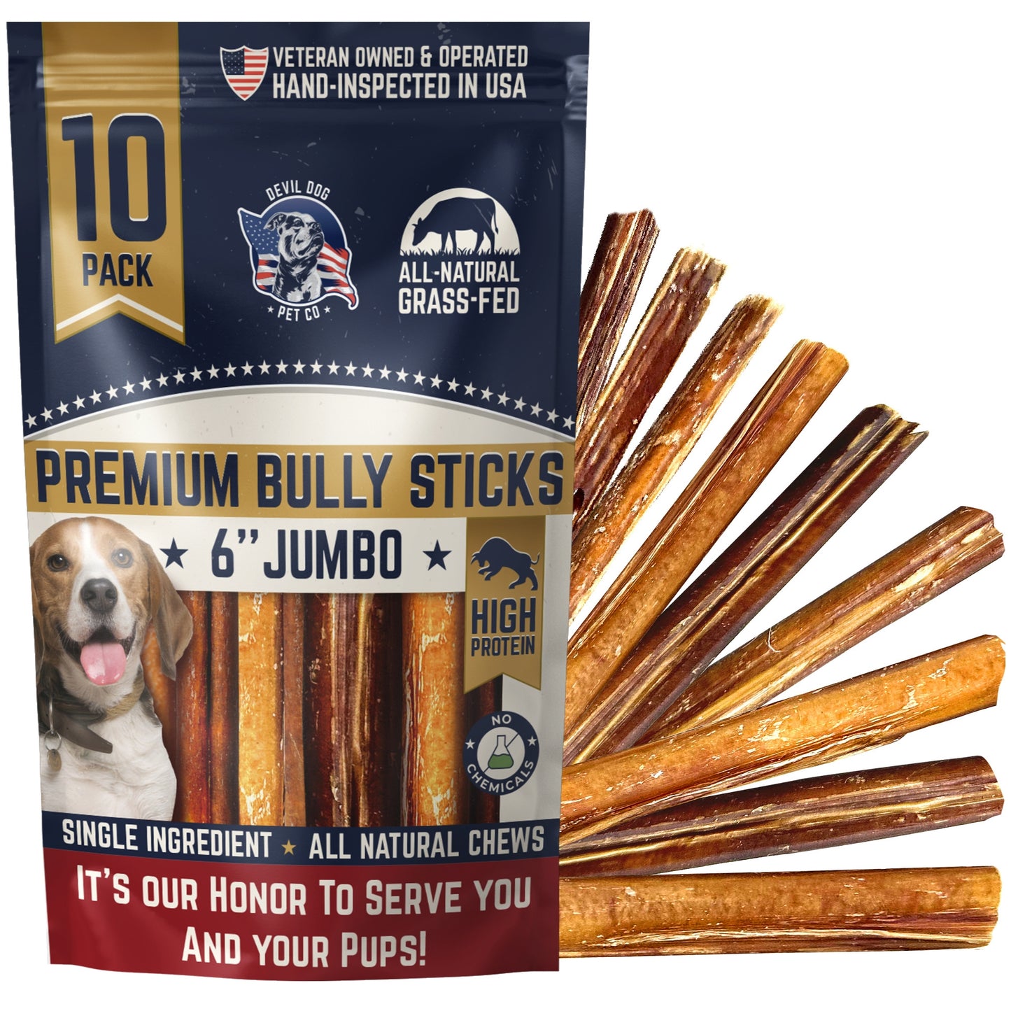 Premium Bully Stick Dog Chews