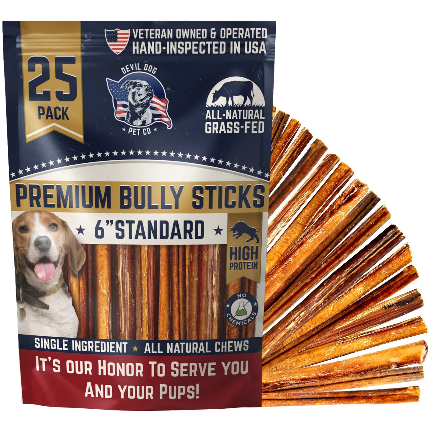 Premium Bully Stick Dog Chews